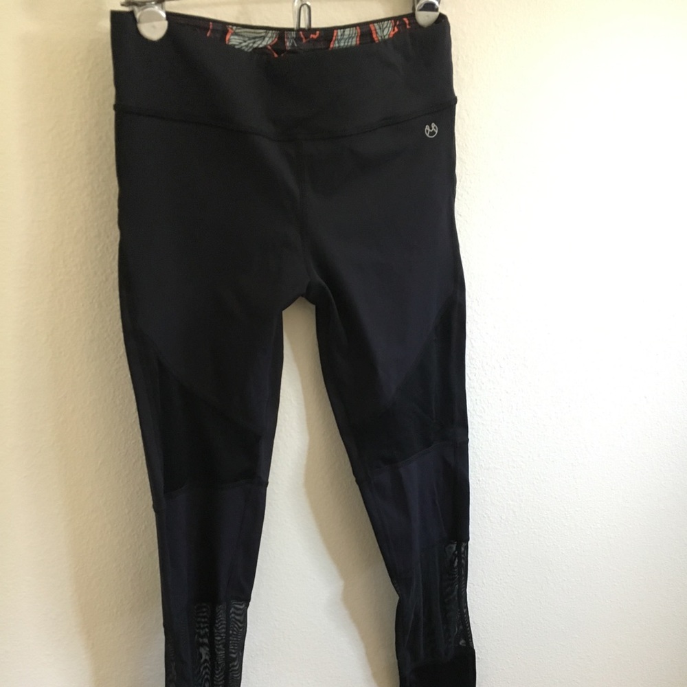 Maaji Black Leggings Pants Mesh